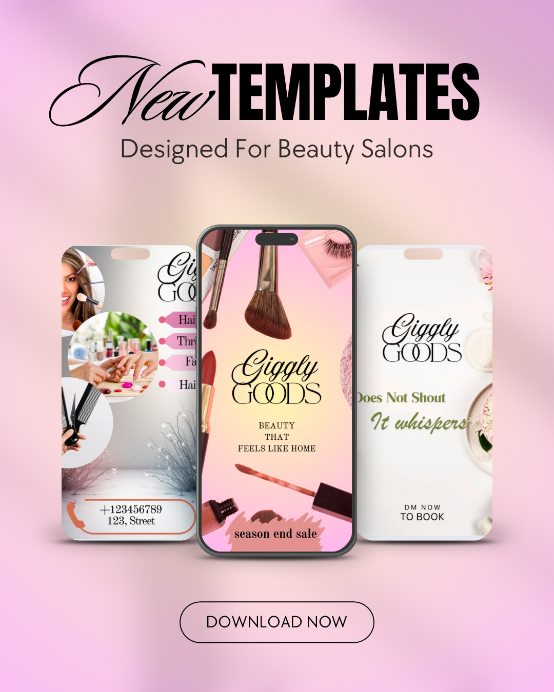 Canva Beauty Salon Template Bundle
